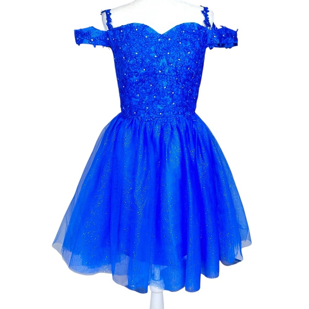 NEW Lavetir Fairycore Dress 8 Dance Sparkle Lace Up Tulle Cosplay Corset - Picture 2 of 16